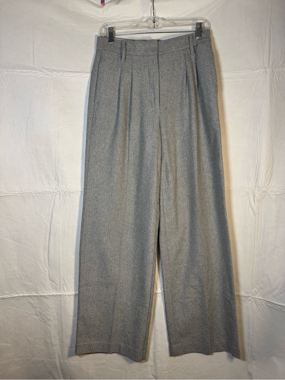 Wilfred Gray Wide Leg Trousers